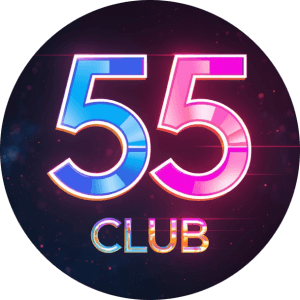 logo 55 Club game login logo